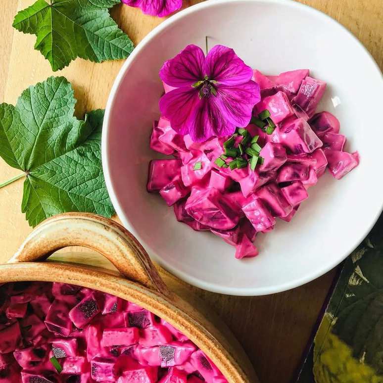 Zweedse bietensalade